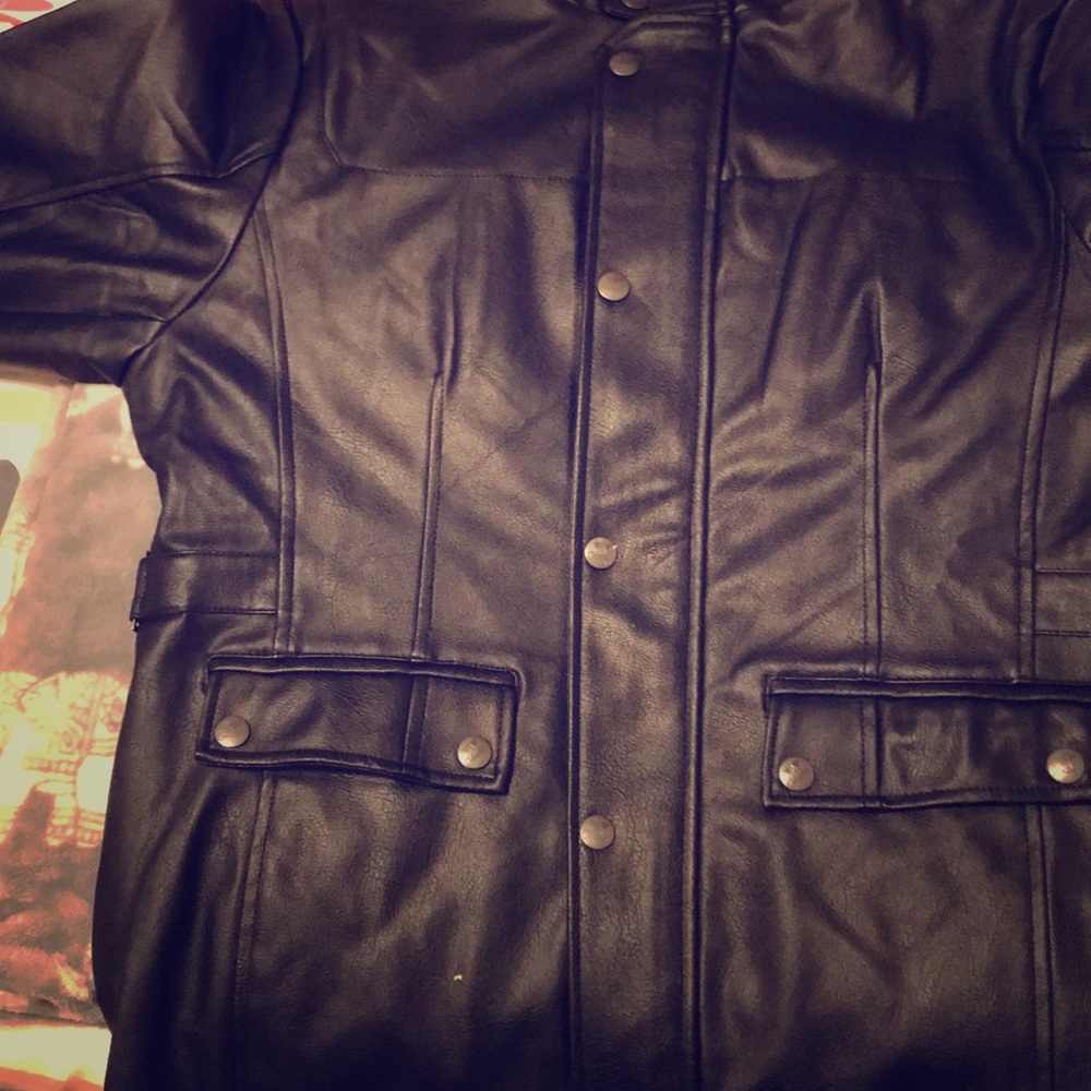 Wonen brand new leather jacket.